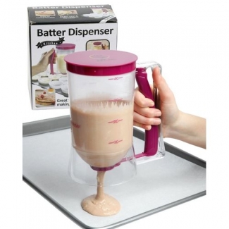 Baking Batter Dispenser Purple with Quick Release Handle and Measuring Guide Price in Pakistan | LAPTAB
