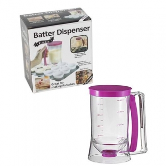 Baking Batter Dispenser Purple with Quick Release Handle and Measuring Guide Price in Pakistan | LAPTAB