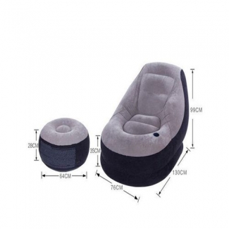 Inflatable Sofa Bed Air Sofa Chair with Built-in Cup Holder, Waterproof PVC Vinyl, Lightweight and Easy to Clean for Indoor and Outdoor Use Price in Pakistan | LAPTAB