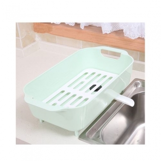 Multi-Function Plastic Dish Rack in White, Durable PP Material for Kitchen Use Price in Pakistan | LAPTAB