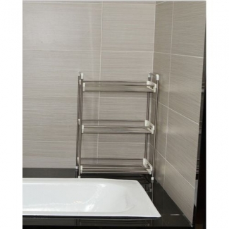 Compact Multi-Purpose Stainless Steel Storage Rack for Home Organization, Silver Price in Pakistan | LAPTAB