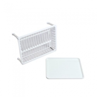 Multi Function Dish Rack Single with Removable Draining Tray, Food Grade Material Price in Pakistan | LAPTAB