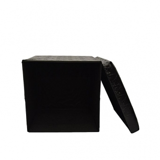 Folding Storage Ottoman Foot Rest & Stool with Anti-Slip Mats, Black, Durable and Portable Price in Pakistan | LAPTAB
