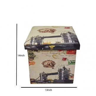 London Bridge Folding Storage Ottoman Foot Rest & Stool with Durable Material Price in Pakistan | LAPTAB