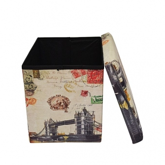 London Bridge Folding Storage Ottoman Foot Rest & Stool with Durable Material Price in Pakistan | LAPTAB