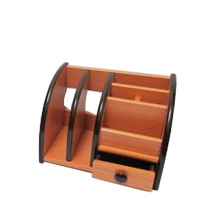 Wooden Pen & Stationery Holder BJ8818 with Elegant Design and Quality Finish Price in Pakistan | LAPTAB