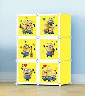 Disney Princess Wardrobe Organizer Rack for Kids with 6 Fiber Storage Cubes, Easy Assembly Price in Pakistan | LAPTAB