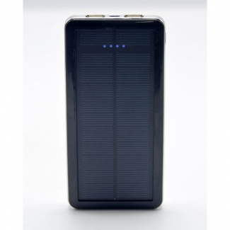 Solar Power Bank 10000 mAh Ultra-Thin Aluminum Alloy Shell Compatible with All Phones Price in Pakistan | LAPTAB