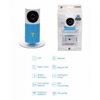 HD Wifi Smart IP Camera Blue with Night Vision, Two-Way Audio, Motion Detection Price in Pakistan | LAPTAB