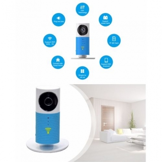 HD Wifi Smart IP Camera Blue with Night Vision, Two-Way Audio, Motion Detection Price in Pakistan | LAPTAB