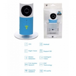 HD Wifi Smart IP Camera Blue with Night Vision, Two-Way Audio, Motion Detection Price in Pakistan | LAPTAB