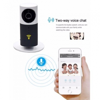 HD Wifi Smart IP Camera Black with Night Vision, Two-Way Audio, Motion Detection, Remote Control, Wide Angle, 3G/4G Support Price in Pakistan | LAPTAB