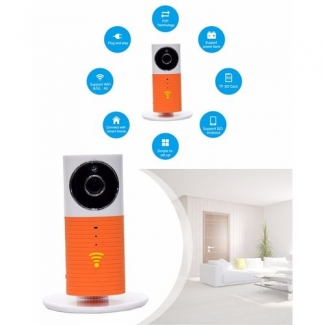HD Wifi Smart IP Camera Orange with Two-Way Voice, Night Vision, Motion Detection Price in Pakistan | LAPTAB
