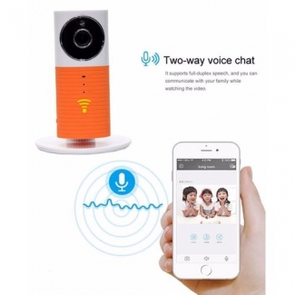 HD Wifi Smart IP Camera Orange with Two-Way Voice, Night Vision, Motion Detection Price in Pakistan | LAPTAB