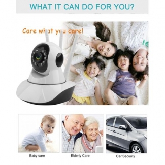 960P Wireless Indoor PTZ IP Camera with Audio, Night Vision, Motion Detection, SD Slot Price in Pakistan | LAPTAB