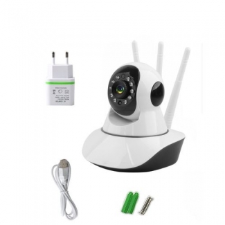 960P Wireless Indoor PTZ IP Camera with Audio, Night Vision, Motion Detection, SD Slot Price in Pakistan | LAPTAB