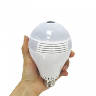 Bulb Camera 3D Panoramic Wifi 1080P with Night Vision, Remote Monitoring, SD Card Support Price in Pakistan | LAPTAB