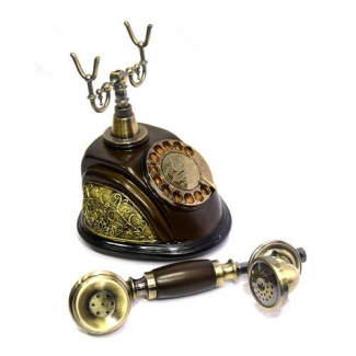 Classical Telephone Set Antique Swivel Dial Phone with Retro Ringtones and Redial Function Price in Pakistan | LAPTAB