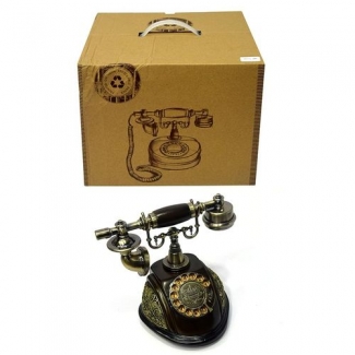 Classical Telephone Set Antique Swivel Dial Phone with Retro Ringtones and Redial Function Price in Pakistan | LAPTAB
