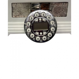 Elegant Classical Harmonious Antique Telephone Set with Caller ID, Speaker, and Clock Price in Pakistan | LAPTAB