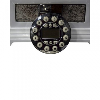 Elegant Classical Harmonious Antique Telephone Set with Caller ID, Speaker, and Clock Price in Pakistan | LAPTAB