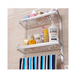 Double Layer Storage Rack for Smooth Surfaces, Reusable and Easy to Install Price in Pakistan | LAPTAB
