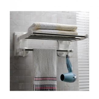 Foldable Towel Shelf Organizer ? Space-Saving, Durable, and Practical Design Price in Pakistan | LAPTAB