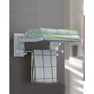 Foldable Towel Shelf Magic Suction Cup