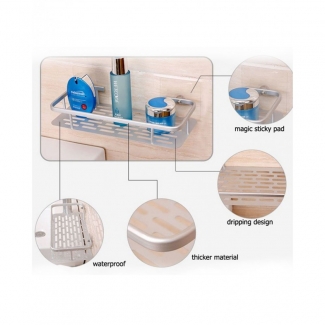 Multi Function Storage Rack with Reusable Flexible Magic Sticker for Smooth Surfaces Price in Pakistan | LAPTAB