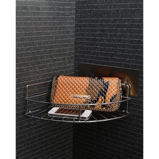 Removable Corner Shelf with Magic Sticker, No Drill, Easy 3-Second Installation for Smooth Surfaces Price in Pakistan | LAPTAB