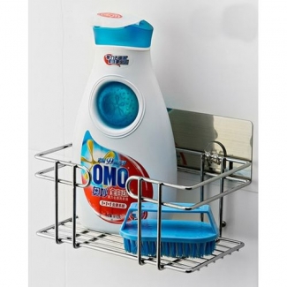 Removable Laundry Detergent Storage Basket with Magic Sticker, No Drill, Corner Shelf Price in Pakistan | LAPTAB