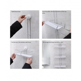 Sucker Combination Layers Shelf with Durable Design and Powerful Suction Price in Pakistan | LAPTAB