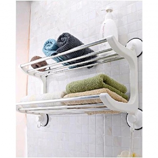 Suction Cup Double Layers Storage Rack