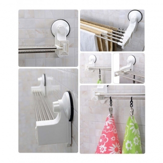 Telescopic Hanging Rack with Magic Suction Cup and Built-in UV Pest Light Price in Pakistan | LAPTAB