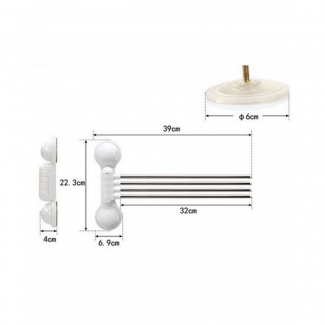 4 Arm Towel Stand with Strong Adhesion for Smooth Surfaces, No Nails or Drills Needed Price in Pakistan | LAPTAB