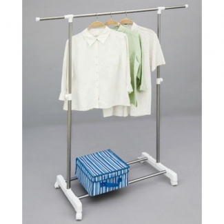 Single Pole Telescopic Hanger Stainless Steel with Durable Frame, White Price in Pakistan | LAPTAB