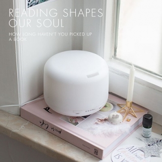 Belamay Aroma Diffuser Ultrasonic Essential Oil Humidifier 300ml with Durable Plastic Shelves Price in Pakistan | LAPTAB
