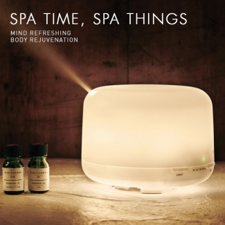 Belamay Aroma Diffuser Ultrasonic Essential Oil Humidifier 300ml with Durable Plastic Shelves Price in Pakistan | LAPTAB