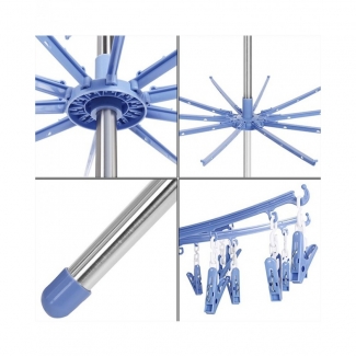 Stainless Steel Towel Rack with 360-Degree Rotating Hooks for Small Spaces Price in Pakistan | LAPTAB