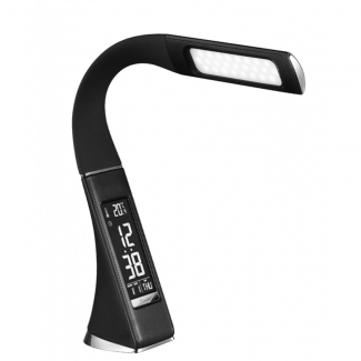 Leather Texture LED Touch Dimming Desk Lamp with LCD Display and 10,400mAh Battery Price in Pakistan | LAPTAB