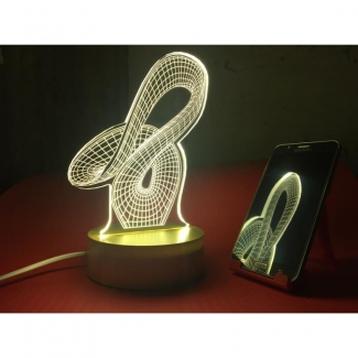 Whiplash 3D Multicolor LED Acrylic Lamp with Adjustable Height and Shock Absorption Price in Pakistan | LAPTAB