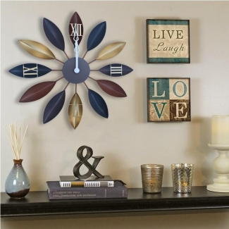 Antique Petal Large Wall Clock with Decorative Silicone BBQ Oil Brush Set Price in Pakistan | LAPTAB