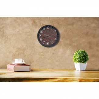 Fabric Texture Wall Clock Large 02