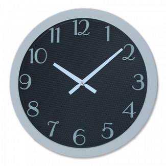 Fabric Texture Wall Clock Large 03 ? Round Wall Clock for Living Room, Office, Kitchen Price in Pakistan | LAPTAB