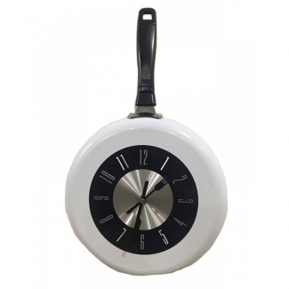 Frying Pan Large Round Wall Clock for Kitchen, Living Room, Office, Conference Room Price in Pakistan | LAPTAB
