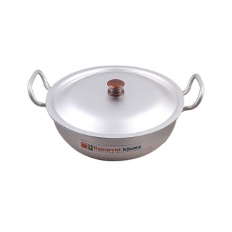 Silver Steel Wok with Lid, Durable Silver Steel Cooking Pan Price in Pakistan | LAPTAB