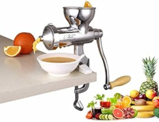 Manual Fruit Juicer Silver