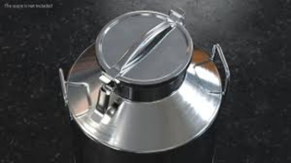 9 Liter Stainless Steel Milk Can with Removable Lid, Dairy Farm Style Silver Price in Pakistan | LAPTAB