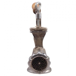 Manual Meat Mincer Silver Iron Durable Hand Crank Grinder for Kitchen Use Price in Pakistan | LAPTAB