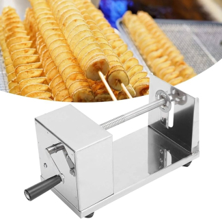 Spiral Potato Cutter Stainless Steel Body for Homemade Twisted Potato Chips and Veggie Snacks Price in Pakistan | LAPTAB